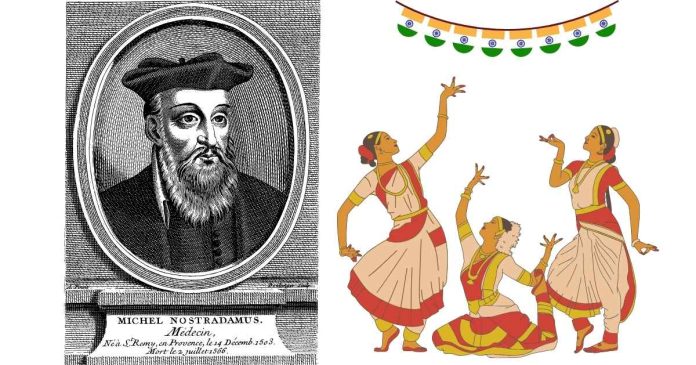 What are the predictions made by Nostradamus about India?