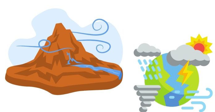 Chemical weathering occurs when rocks are broken down through chemical reactions. Three common causes of chemical weathering are: 1. **Water**: Water can dissolve minerals in rocks, particularly when it's slightly acidic (like rainwater). Over time, this process can cause the minerals to break down or change into new substances. 2. **Oxygen**: When rocks are exposed to oxygen in the air or water, a process called oxidation can occur. This is especially common with iron-rich minerals, turning them into rust (iron oxide), which weakens the rock. 3. **Acids**: Acids, such as carbonic acid from carbon dioxide in the atmosphere or sulfuric acid from pollution, can react with minerals in rocks. This often results in the rock dissolving or breaking down into simpler compounds. These processes are typically slow, but over long periods, they can significantly alter or break down rocks.