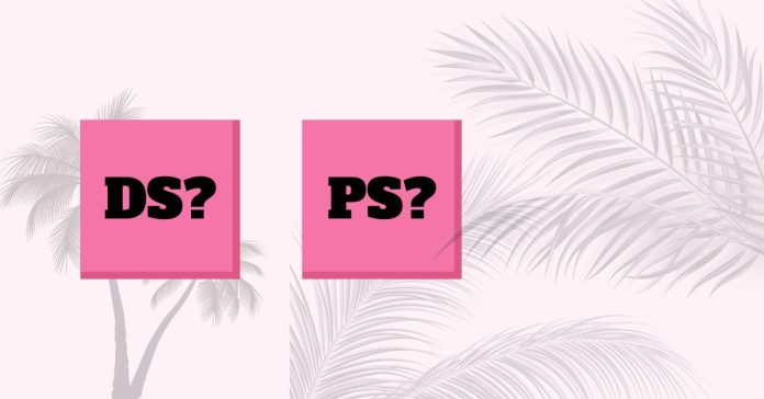 What does PS and DS stands for in end of a letter?