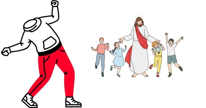 What does danced without leaving room for jesus mean?