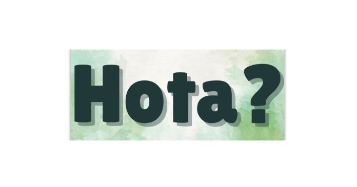 What does Hota mean in Spanish?