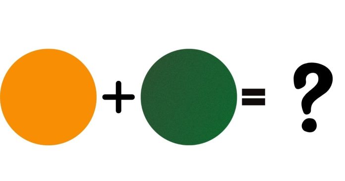 What Does Orange and Green Make?