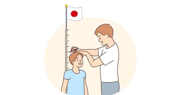 What height is considered tall in Japan?