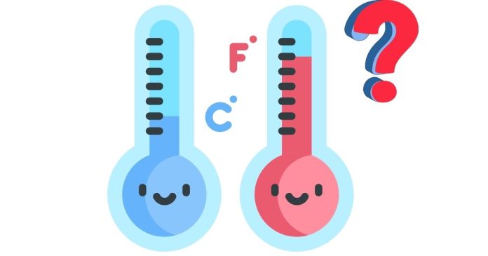 In Celsius, what are 98.6 degrees Fahrenheit?