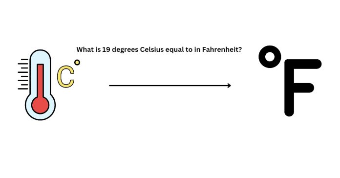 What Is 19 Degree Celsius Equal To In Fahrenheit?