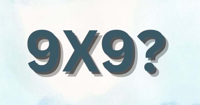 What is 9x9?