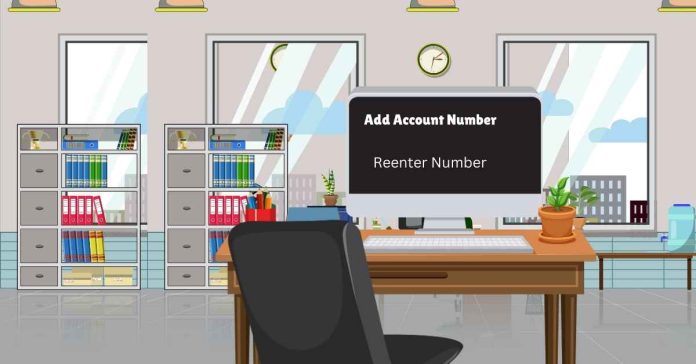 What is a reenter account number?