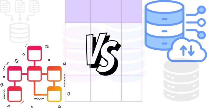 What is the difference between a Schema and a Table in the Context of a Database?