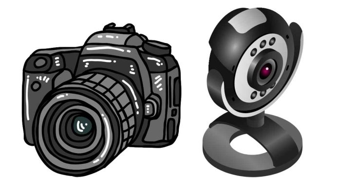 What is the difference between digital camera and webcam?