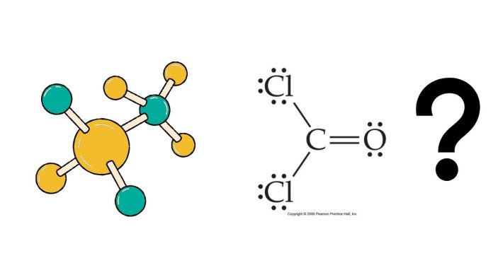 What is the molecular shape of a Cl₂CO molecule?