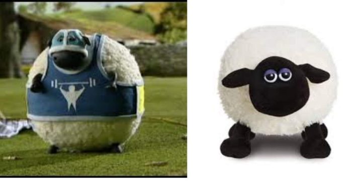 What is the name of the fat sheep in Shaun the sheep?