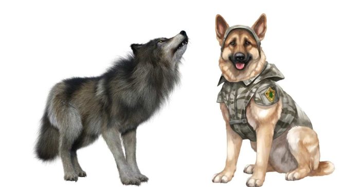 What is the temperament of a timberwolf/German shepherd?