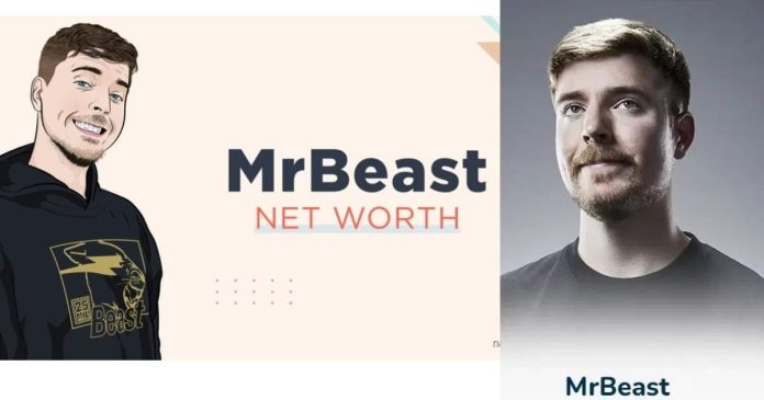 What was MrBeast's net worth in 2023, his real name, age, and subscriber count?