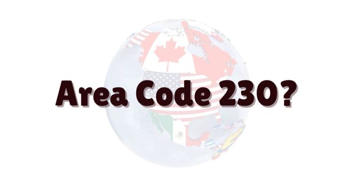 Where in North America is Area Code 230?