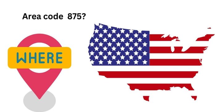 Where in North America is area code 875?