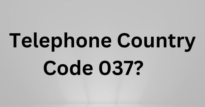 Where is Telephone Country Code 037?