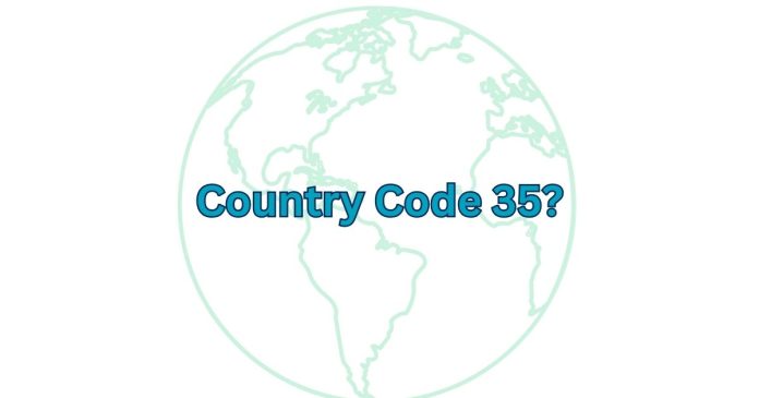 Where is Telephone Country Code 35?