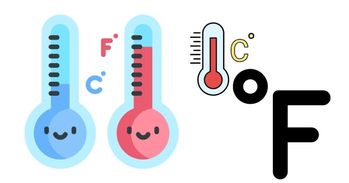 How many degrees in Fahrenheit is in 7 Celsius?