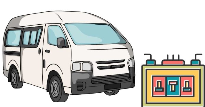 Where is the Fuse Box on a 2002 Toyota Hiace Van?