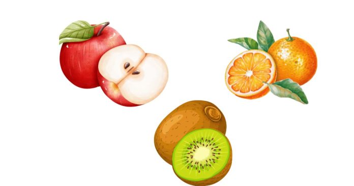 Which Fruit Rots the fastest Apple, Kiwi or Orange?