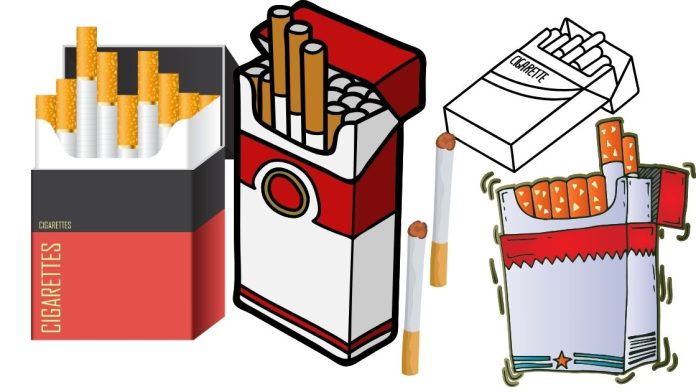 cigarettes in a pack