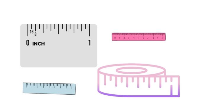 What is the symbol for feet and inches?