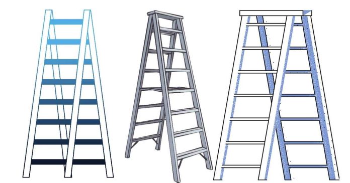 The maximum length of a double section ladder is?