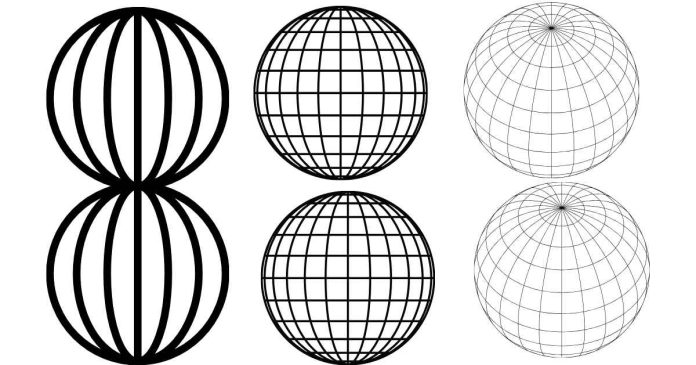 What is the lines of latitude and longitude measured in?