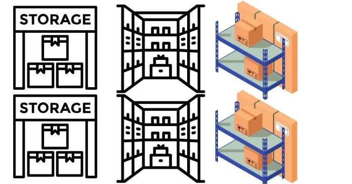 Which storage practice reduces the risk of cross-contamination in a kitchen?