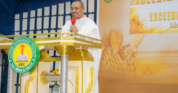 Former Akwa Ibom Governor Udom Emmanuel Attends UEC Lagos Township Superintendency's 64th Anniversary